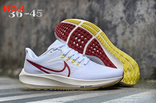 Nike Air Zoom Pegasus 39 White Red Yellow;